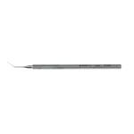 Sinskey Linsenmanipulationshaken 4 3/8 gewinkelter Schaft 10,0 mm vom Bogen zur Spitze 0,25 mm Durchmesser stumpf 20,0 cm (8,0)