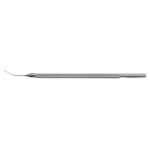 Sinskey Linsen-Manipulationshaken 4 3/8 abgewinkelter Schaft 10,0 mm von Biegung bis Spitze 0,25 mm Durchmesser stumpf 20,0 cm (8,0)