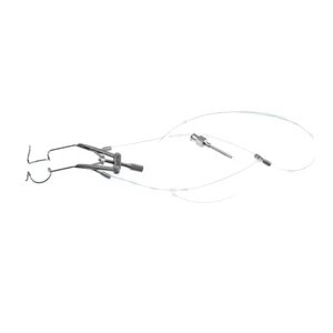 Slade aspirating LASIK lid speculum 2 3/4 adult size 17.0mm open rounded wire blades," nasal ap 10.0 cm (4") – surgivalley (010040073)