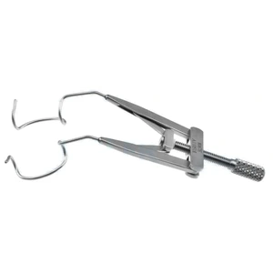 Slade LASIK lid speculum 2 3/4 adult size 17.0mm open rounded wire blades," nasal approach," adj 10.0 cm (4") – surgivalley (010040056)