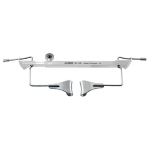Smirmaul glaucoma surgery lid speculum 5 3/4 adult size 15.0mm solid blades," nasal approach," a 10.0 cm (4") – surgivalley (010040117)