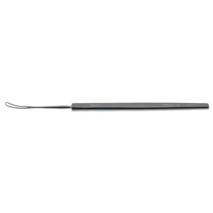 Asa de lente Snellen 5 1/4 curva lisa asa de 3.5mm de ancho mango plano 12.5 cm (5.0)