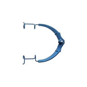 Spring lid speculum adult," open 15.0mm wire stainless plates titanium mechanism 2.5 cm (1") – surgivalley (010040012)