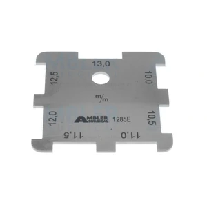 Paquímetro corneano Stahl, mede 10-13.0mm em incrementos de 0.5mm