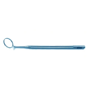 Anel de fixação Thornton 5 1/4 diâmetro de 16.0mm cabeça fixa com dentes rombos cabo redondo titânio 10.0 cm (4")