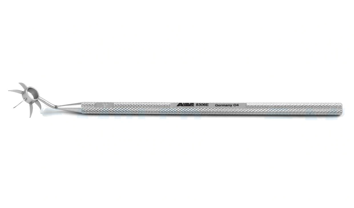 Thornton Low Profile 6-Linien-Hornhautmarker 3 1/8 Länge, markiert radiale Linien 4,0 mm lang 4,5 mm im