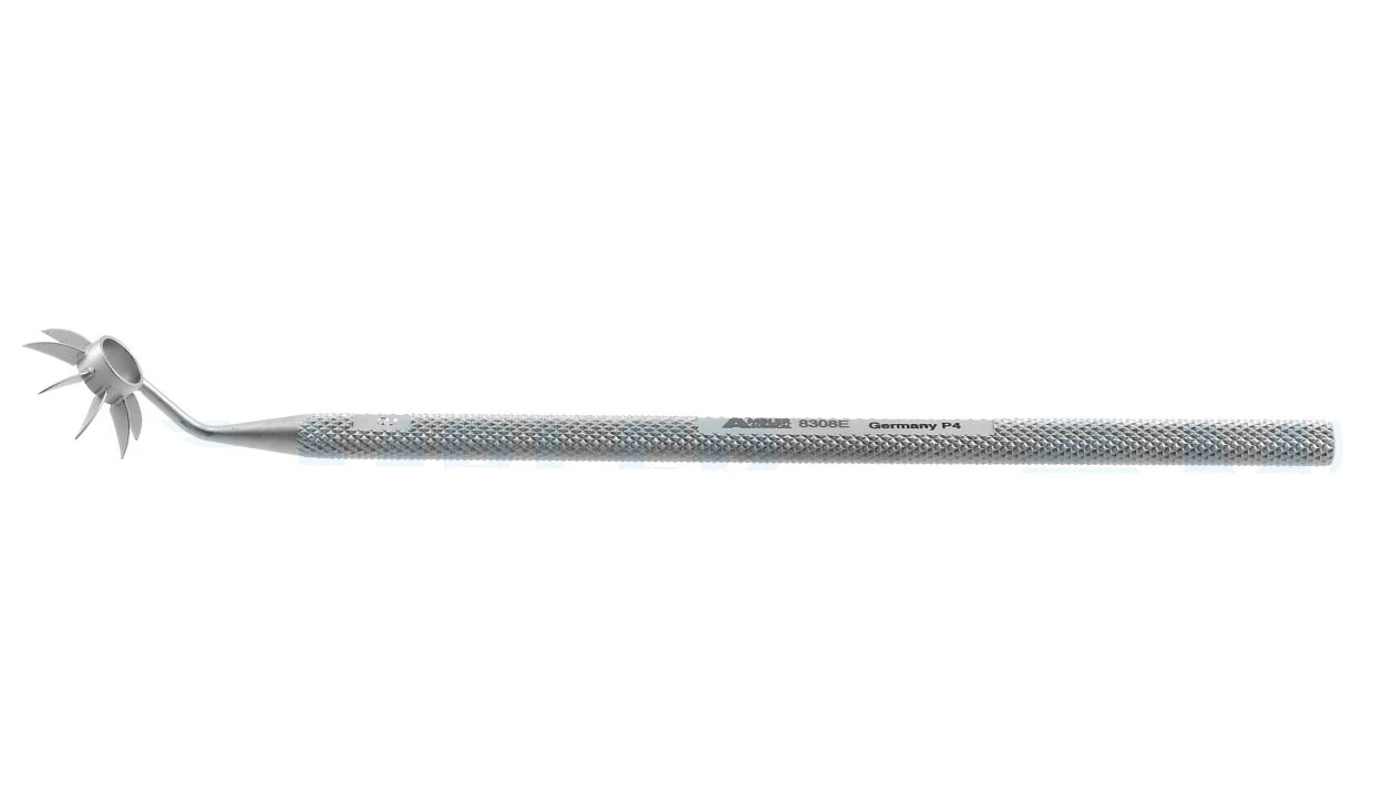 Thornton Low Profile 6-Linien-Hornhautmarker 3 1/8 Länge, markiert radiale Linien 4,0 mm lang 4,5 mm im