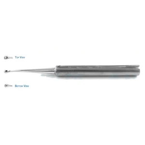 Modifizierter Skleral-Depressor, 4 7/8 Zoll, für Transillumination der Sklera, Rundgriff-Set