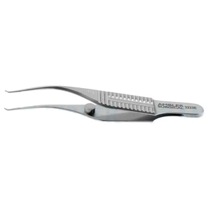 Troutman-Barraquer colibri corneal forceps 2 7/8 0.3mm 1x2 teeth set at 90° 6.0mm tying platforms flat handle – surgivalley (003210683)