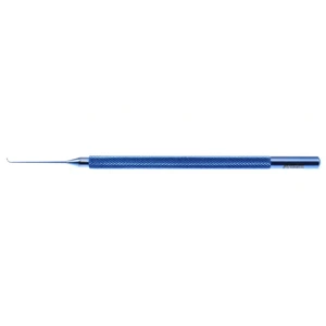 Verges phaco chopper 4 1/2 straight shaft 0.4mm olive-shaped tip," semi-curved centered interio 5.0 cm (2") – surgivalley (101040066)