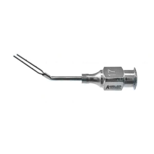 Vidaurri LASIK cannula 25 gauge angled 17 gauge reinforced shaft 16.0mm from bend to tip double – surgivalley (016040143)
