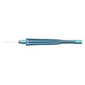 Vitreoretinal ILM forceps 23 gauge straight, end gripping jaws, expanded space between branches round squeeze handle titanium handle – surgivalley (001212616)