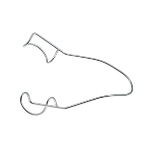 Wire lid speculum 2 1/4 adult size 14.0mm flared rounded closed wire blades," temporal approach 10.0 cm (4") – surgivalley (010040054)