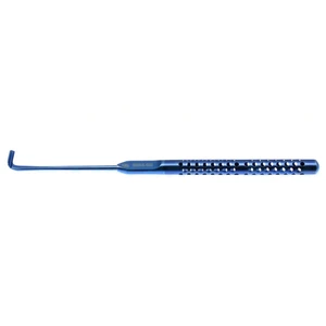 Wright grooved hook 5 1/2 11.5mm long angled right tip with groove round handle titanium – surgivalley (005212304)