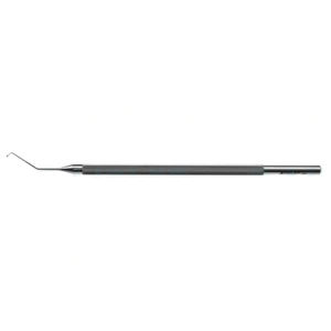 Zahran nucleus chopper 4 1/2 angled shaft 12.0mm from bend to tip 2.0mm long 0.6mm ball tip ro 5.0 cm (2") – surgivalley (999040131)