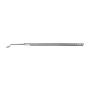 Zirm LASIK corneal protector spatula 4 3/4 vaulted 7.0mm x 2.5mm blade round handle 10.0 cm (4") – surgivalley (999060103)