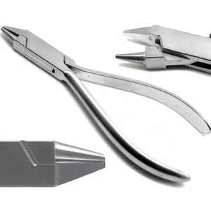 Long Bird Beak Pliers with Cutter for Dental Wire Bending – surgivalley (999010229)