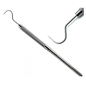 Instrumento Manual Raspador Dentário de Extremidade Única para Procedimentos de Especialidade Odontológica – surgivalley (035010020)