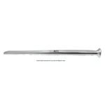Cinceles mastoideos Alexander 7" rectos, borde de 14.0mm de ancho, mango cuadrado