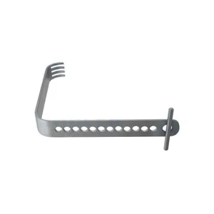 Hip retractor 1 wide x 6 deep blunt prongs flat t-handle – surgivalley (005211895)