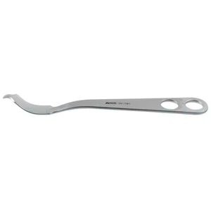 Separador de cabeza humeral 8 3/4" hoja curva de 18.0mm de ancho con mango plano – surgivalley (005212299)