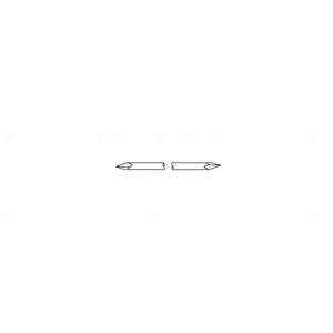 K-wire double trocar 6 1.5mm (".059) diameter smooth titanium non-sterile single use pack of 1 Set – surgivalley (016020089)