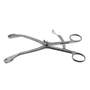 Kolbel Self Retaining Retractor Center Blade Frame Only Ring Handle with Ratchet for General Surgery and Orthopedic Procedures – surgivalley (005211576)