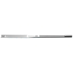 Parkes hump gouge 7 straight 6.0mm wide blade double guarded cutting edge flat handle