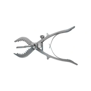 Pinzas para osteotomía patelar de 9 1/2" para hojas de sierra de 1.10mm, mango de compresión con bloqueo de velocidad