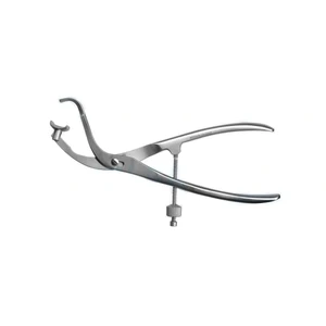 Pladeholdetang 8" buede kæber til positionering af 2.7mm og 3.5mm plader, klemmehåndtag med hurtiglås – surgivalley (001212578)