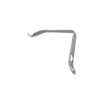 Separador de rodilla Ranawat, 9 1/2", longitud de trabajo de 5 1/4", angulado 90º, hoja roma de 17.0mm de ancho, mango plano de 2 orificios