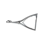 Retractor del manguito rotador 7" anillo OD de 34.0mm derecho, hoja dentada exterior, mango de compresión con trinquete