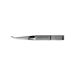 Pinzas de sujeción de tornillos 3 1/2" anguladas, vástago de tornillo de 1.2mm de diámetro exterior, mango plano de presión