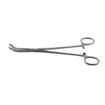 Pinzas sujetatornillos de 7 1/2" anguladas mandíbulas de 5.28mm de diámetro mango de anillo con bloqueo