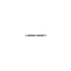 Steinmann pin double diamond 9 4.0mm (".157) diameter," full thread non-sterile Set