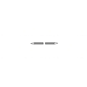 Steinmann pin double trocar 9 2.0mm (".079) diameter," full thread non-sterile " Set