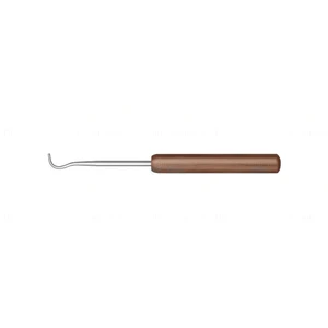Suture passer 7 curved," suture hole," phenolic handle 18.0 cm (7.0) – surgivalley (174020003)
