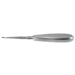 Cureta ósea sueca 7 1/8" ovalada, copa de 3.0mm de ancho, mango de 4 caras planas