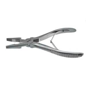 Wire twister 6 3/4 straight serrated TC jaws, spring handle