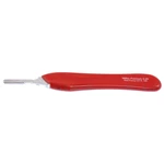 #6 knife handle 5 1/4 red plastic handle 15.0 cm (6.0)