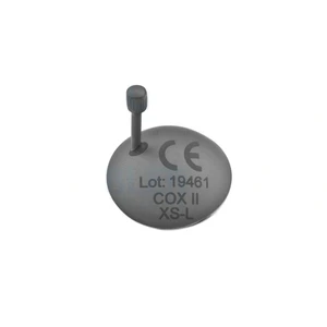 Protetor ocular Cox II para laser com cabo, extra-pequeno 22,0mm x 19,5mm para uso no olho esquerdo