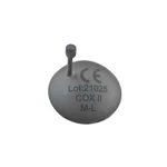 Protetor ocular Cox II para laser com cabo, médio, 25,5mm x 22,0mm, olho esquerdo