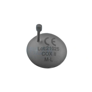 Protetor ocular Cox II para laser com cabo, médio, 25,5mm x 22,0mm, olho esquerdo
