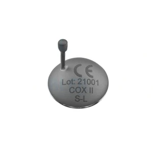 Protetor ocular Cox II para laser com cabo, pequeno, 24,0mm x 21,0mm, olho esquerdo