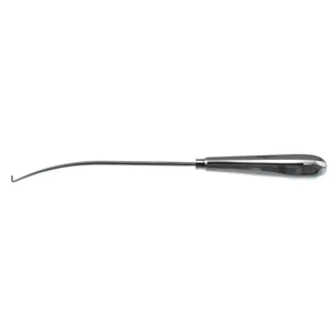Daniel EndoForehead nerve hook 9 1/4 half curved gold square handle – surgivalley (005212540)