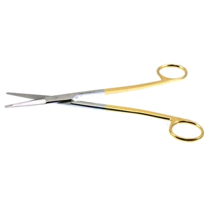 Surgical Scissors Straight 18.4 cm (7.2) TC (Gold Handle) – surgivalley (002070079)