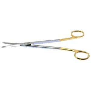 Surgical Scissors Straight 18.4 cm (7.2) TC (Gold Handle) – surgivalley (002070080)