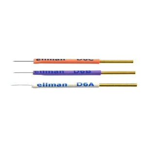 Insulated needle electrode set of 3 includes: D6A, D6B and D6C – surgivalley (090070010)