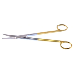 Jameson Surgical Scissors Curved 14.0 cm (5.5) TC (Gold Handle) – surgivalley (002070062)