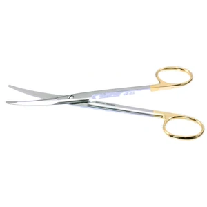 Kaye Surgical Scissors Curved 14.0 cm (5.5) TC (Gold Handle) – surgivalley (002070010)